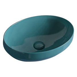 Umivaonik umetnicki AXA - DECUS 50x35cm [8510005][petrolio,glossy]